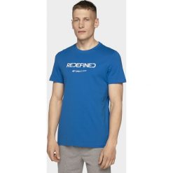 T-shirt męski TSM206 - kobalt. T-shirty 4F. Za 49.99 zł.