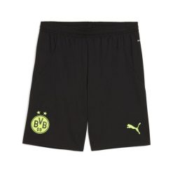 Męskie szorty Borussia Dortmund 24/25 PUMA Black White. Białe szorty Puma, m, bez wzorów, sportowe. W wyprzedaży za 155.05 zł.