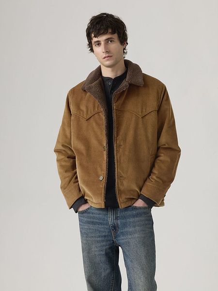 Levi's Kurtka koszulowa w kolorze jasnobrązowym rozmiar: XL. Brązowe kurtki Levi's®, s, bez wzorów, bez kaptura. Za 201.08 zł.