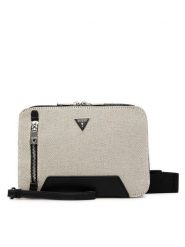 Guess Saszetka HMTOCG P6250 Beżowy. Brązowe saszetki i nerki Guess, z aplikacjami, z materiału. Za 419.99 zł.