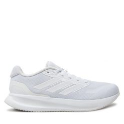 Buty do biegania adidas. Białe buty do biegania Adidas, bez wzorów, bez zapięcia, do biegania. Za 189.99 zł.