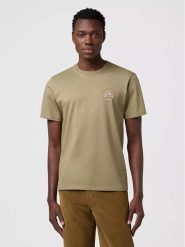 Wrangler Koszulka w kolorze khaki rozmiar: L. Brązowe bezrękawniki Wrangler, l, bez wzorów, z bawełny, bez kołnierzyka, bez ramiączek. Za 105.14 zł.