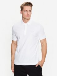 Lacoste Polo PH5522 Biały Regular Fit. Białe koszulki polo LACOSTE, m, bez wzorów, z bawełny, bez kołnierzyka, bez ramiączek. Za 349.99 zł.