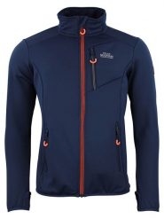 Peak Mountain Kurtka polarowa "Climo" w kolorze granatowym rozmiar: XXL. Niebieskie kurtki Peak Mountain, xxl, bez wzorów, z materiału, bez kaptura. Za 96.14 zł.