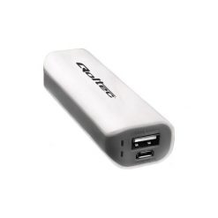 Powerbank QOLTEC 2600 Li-ion Biało-szary 51990. Białe powerbanki Qoltec. Za 39.99 zł.