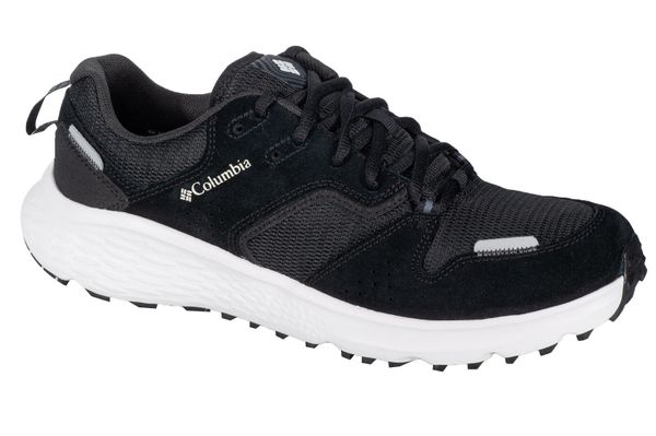 Buty trekkingowe męskie, Columbia Benson. Czarne buty turystyczne Columbia, bez wzorów, z materiału, przed kostkę, bez zapięcia, trekkingowe. Za 289.99 zł.
