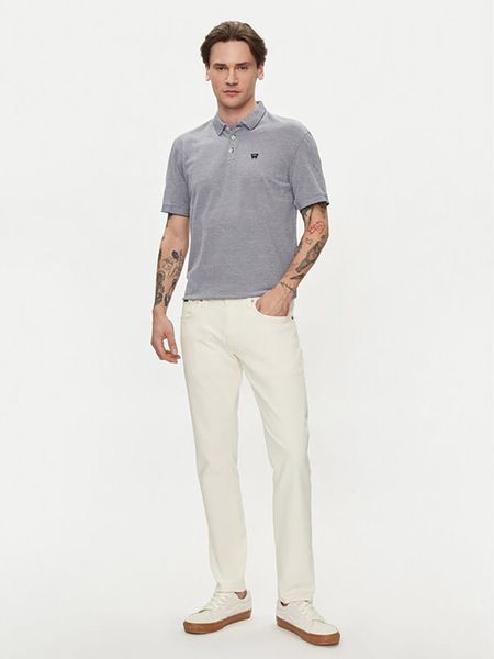 Wrangler Koszulka polo w kolorze szarym rozmiar: XL. Szare koszulki polo Wrangler, xl, bez wzorów, z bawełny, bez kołnierzyka, bez ramiączek. Za 120.79 zł.