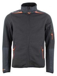 Peak Mountain Kurtka polarowa "Capri" w kolorze czarnym rozmiar: S. Czarne kurtki Peak Mountain, s, bez wzorów, z materiału, bez kaptura. Za 260.99 zł.