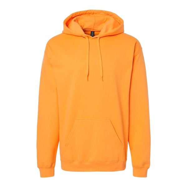 Bluza Z Kapturem Dla Dorosłych Unisex Softstyle Fleece Midweight. Czerwone bluzy GILDAN, m, bez wzorów, z kapturem. Za 118.99 zł.