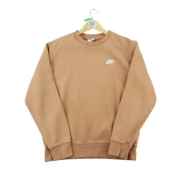 Bluza męska Nike beżowa. Brązowe bluzy bez kaptura Nike, l, bez wzorów, bez kaptura. Za 102.20 zł.