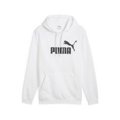 Bluza z kapturem Puma Ess No. 1 Logo. Białe bluzy Puma, uniwersalny, bez wzorów, prążkowane, z kapturem. Za 210.80 zł.