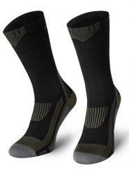 Spaio Skarpety trekkingowe "Tactical" w kolorze czarno-szaro-oliwkowym rozmiar: 38-40. Brązowe skarpety Spaio, bez wzorów, z materiału. Za 69.95 zł.