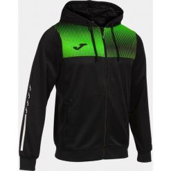Bluza męska Joma Eco Supernova rozpinana czarny/zielony L. Czarne bluzy z kapturem Joma, l, bez wzorów, z dresówki, z kapturem. Za 244.99 zł.
