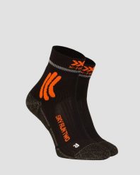 Skarpety X-SOCKS SKY RUN TWO 4.0. Brązowe skarpety X-Socks, bez wzorów, z materiału. Za 75.00 zł.