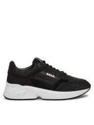 BALR. Sneakersy Brand Luxe Runner B1511.1043.101 Czarny. Czarne buty sportowe casual BALR., bez wzorów, z nubiku, bez zapięcia. Za 499.99 zł.