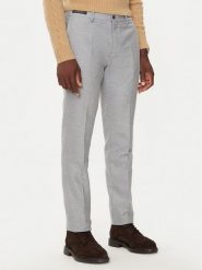 Paul&Shark Chinosy 14314061 Szary Slim Fit. Szare eleganckie spodnie PAUL&SHARK, m, z bawełny. Za 859.99 zł.