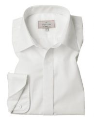 Męska Koszula VICTORIO, Długi Rękaw, SLIM-FIT, Mankiety na Spinki, Écru. Koszule Victorio, m, bez wzorów, z bawełny, bez kołnierzyka, bez ramiączek. Za 185.00 zł.