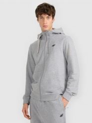 4F Bluza dresowa rozpinana z kapturem męska - szara M. Szare bluzy z kapturem 4F, m, bez wzorów, z dresówki, z kapturem. Za 159.99 zł.