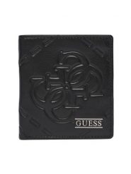 Guess Portfel SMBOMG LEA18 Czarny. Czarne portfele Guess, z aplikacjami, ze skóry. Za 259.99 zł.