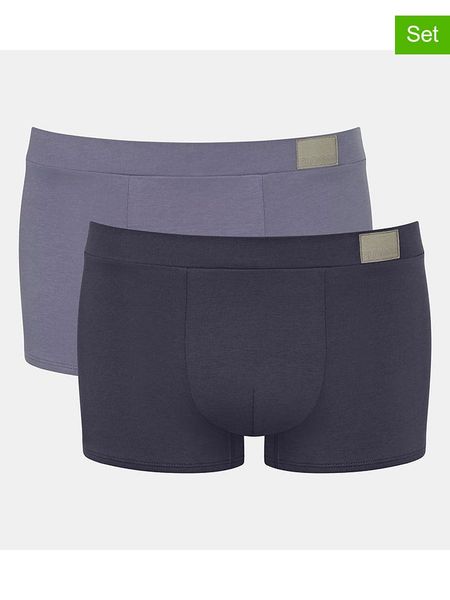 Sloggi Bokserki (2 pary) w kolorze błękitnym i granatowym rozmiar: M. Niebieskie bokserki Sloggi, m, bez wzorów. Za 43.68 zł.