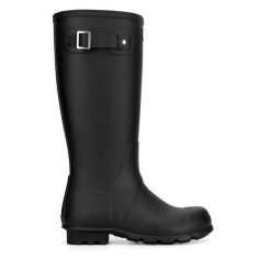 Kalosze Hunter. Czarne śniegowce Hunter, bez zapięcia. Za 349.99 zł.