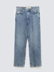 Jeansy męskie loose niebieskie Nate 385. Niebieskie spodnie materiałowe BIG STAR, na imprezę, l, bez wzorów, z denimu, klasyczne, z podwyższonym stanem. Za 329.99 zł.