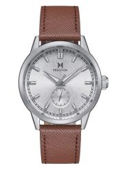 Heritor Zegarek automatyczny "Argento" w kolorze brązowym rozmiar: onesize. Brązowe, analogowe zegarki Heritor, ze stali. Za 543.99 zł.