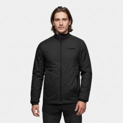 Kurtka męska merino przejściowa wiatrówka Alpinus Wanaka. Czarne kurtki Alpinus, na jesień, m, bez wzorów, z hardshellu, bez kaptura. Za 499.00 zł.