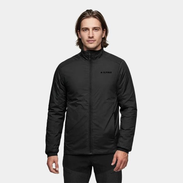 Kurtka męska merino przejściowa wiatrówka Alpinus Wanaka. Czarne kurtki Alpinus, na jesień, m, bez wzorów, z hardshellu, do biegania. Za 499.00 zł.