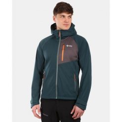 Męska kurtka softshell Kilpi BELTRA-M. Zielone kurtki Kilpi, m, bez wzorów, z softshellu, bez kaptura. Za 473.69 zł.