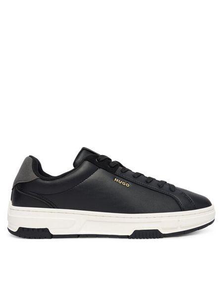 HUGO Sneakersy Yarrow 50558009 Czarny. Czarne buty sportowe casual Hugo, bez wzorów, ze skóry, bez zapięcia. Za 493.99 zł.