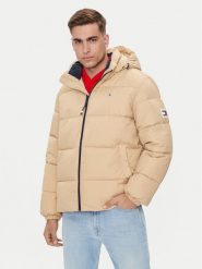 Tommy Jeans Kurtka zimowa Essential DM0DM18487 Beżowy Regular Fit. Brązowe kurtki Tommy Jeans, na zimę, m, bez wzorów, z jeansu, bez kaptura. Za 489.99 zł.