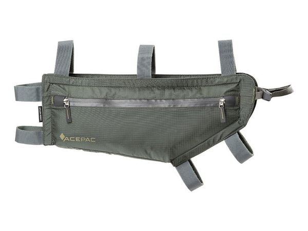 Torba sakwa rowerowa na ramę Acepac Zip Frame Bag MKIII M. Szare torby na ramię ACEPAC, bez wzorów, z nylonu, bez dodatków. Za 178.00 zł.
