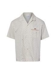 Lacoste koszula z krótkim rękawem Mężczyźni Modern Fit Bawełna biały|brązowy, 45. Białe koszule LACOSTE, m, bez wzorów, z bawełny, bez kołnierzyka, bez ramiączek. Za 699.95 zł.