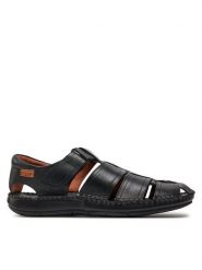 Pikolinos Sandały 06J-5433 Czarny. Czarne sandały Pikolinos, ze skóry, bez zapięcia. Za 359.99 zł.