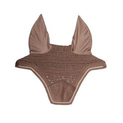 Czapka przeciwmuchowa dla konia z weluru Kentucky Horsewear Wellington. Brązowe czapki zimowe KENTUCKY HORSEWEAR, bez wzorów, z weluru. Za 333.00 zł.