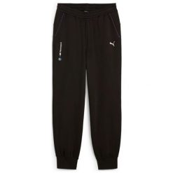 Spodnie do biegania Puma BMW MMS Essentials+ Fleece. Czarne buty do biegania Puma, bez wzorów, z polaru, bez zapięcia, do biegania. Za 215.99 zł.