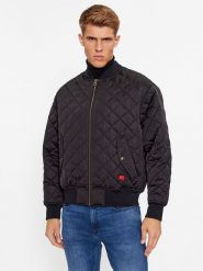 Hugo Kurtka bomber Bonod2341 50496402 Czarny Regular Fit. Czarne kurtki Hugo, l, bez wzorów, z syntetyku, bez kaptura. Za 1,429.00 zł.
