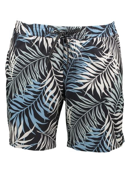 Quiksilver Szorty kąpielowe "Wild Fern Volley" w kolorze czarnym rozmiar: XXL. Czarne kąpielówki Quiksilver, xxl, bez wzorów. Za 106.13 zł.