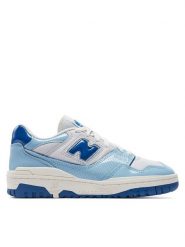 New Balance Sneakersy BB550YKE Niebieski. Niebieskie buty sportowe casual New Balance, bez wzorów, ze skóry, bez zapięcia. Za 409.99 zł.