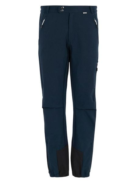 Regatta Spodnie funkcyjne "Mountain" w kolorze granatowym rozmiar: 54. Niebieskie spodnie treningowe długie Regatta, bez wzorów, z materiału. Za 191.88 zł.