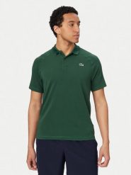 Lacoste Polo DH0159 Zielony Regular Fit. Zielone koszulki polo LACOSTE, m, bez wzorów, z syntetyku, bez kołnierzyka, bez ramiączek. Za 369.99 zł.