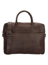 HIDE & STITCHES Skórzana torba w kolorze brązowym na laptopa - 39 x 31 x 7 cm rozmiar: onesize. Brązowe torby na laptopa HIDE & STITCHES. Za 249.95 zł.