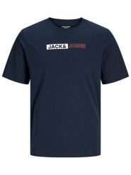 Jack & Jones Koszulka w kolorze granatowym rozmiar: XL. Niebieskie bezrękawniki Jack & Jones, xl, bez wzorów, z bawełny, bez kołnierzyka, bez ramiączek. Za 44.19 zł.