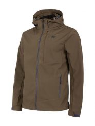 4F Kurtka softshellowa w kolorze jasnobrązowym rozmiar: S. Brązowe kurtki outdoor i hardshell 4F, m, bez wzorów, bez kaptura. Za 307.45 zł.