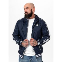 Kurtka przejściowa męska Pitbull z kapturem Whitewood. Czarne kurtki PITBULL, l, bez wzorów, z kapturem. Za 249.00 zł.