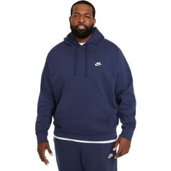 Bluza z kapturem Nike Sportswear Club Fleece, Mężczyźni. Niebieskie bluzy z kapturem Nike, l, bez wzorów, z bawełny, z kapturem. Za 329.25 zł.