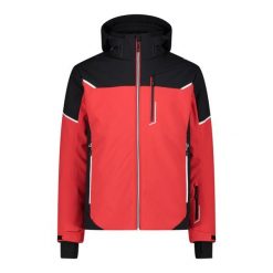 Kurtka męska narciarska CMP 33W0897. Czerwone kurtki narciarskie i snowboardowe CMP, l, bez wzorów, z softshellu, narciarskie. Za 597.00 zł.