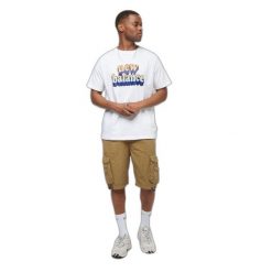 Szorty cargo z podwójną kieszenią Urban Classics. Brązowe szorty Urban Classics, m, bez wzorów. Za 229.00 zł.