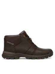 CAT Footwear Trzewiki Threshold Chukka P726443 Brązowy. Brązowe botki sznurowane CAT Footwear, bez wzorów, ze skóry, bez obcasa, bez zapięcia. Za 409.99 zł.